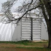 Round Silver Barn
