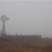 Windmill Landscape - Near Guymon