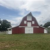 Farm with Red Barn at 2300 Strother avenue