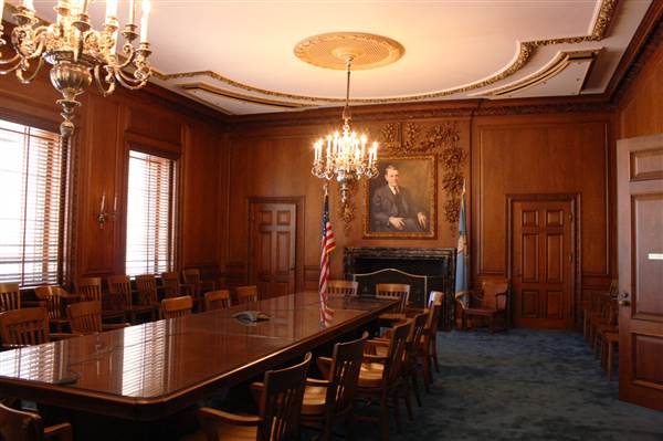 Continental Oil Building/EW Marland Original Board Room - Interior/exterior photos (7/24/2013 - Credits: Lori Henderson)