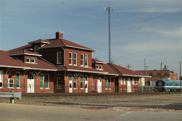 Guthrie Santa Fe Depot (1/23/2015 - Credits: Ackerman McQueen - 2006)