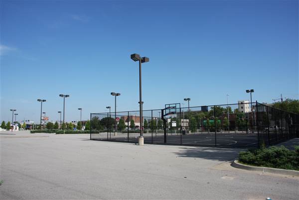 Basketball Court - Downtown Oklahoma City Community Basketball Court (8/1/2013)