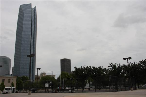 Basketball Court - Downtown Oklahoma City Community Basketball Court (8/1/2013)