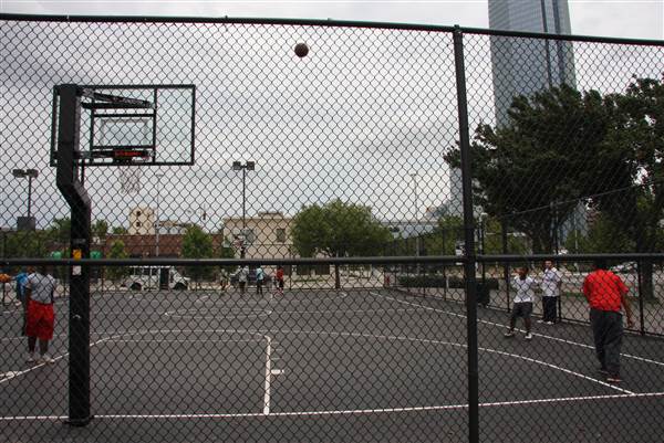 Basketball Court - Downtown Oklahoma City Community Basketball Court (8/1/2013)
