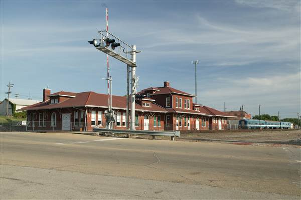 Guthrie Santa Fe Depot (1/23/2015 - Credits: Ackerman McQueen - 2006)