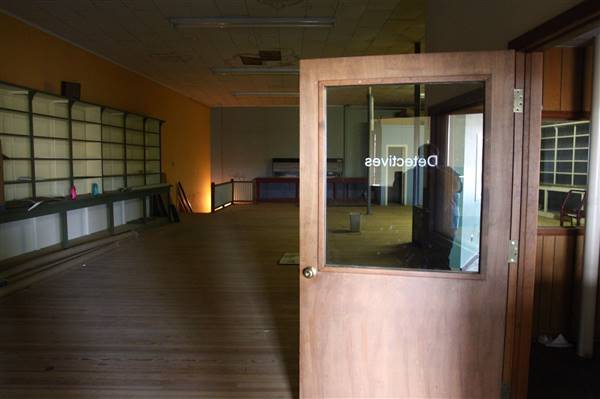 Oklahoma Flower Shop (Warehouse Space) - 2nd Floor Space - Offices. Have been used as police/forensics lab and morgue (8/19/2016 - Credits: Yousef Kazemi)