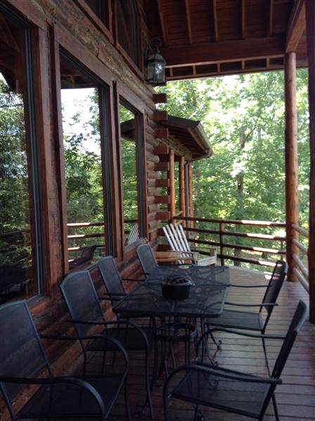Lakeridge Cabin - Different shots of a rustic cabin with great scenic views of nearby Broken Bow Lake. (8/29/2015 - Credits: Charity O'Donnell)