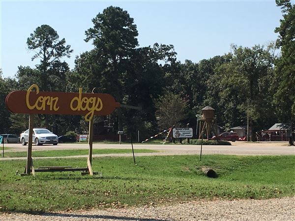 The HochaHut - Outdoor Corn Dog Hut with great outdoor space.Located right off highway 259. (9/5/2019 - Credits: Charity O'Donnell)