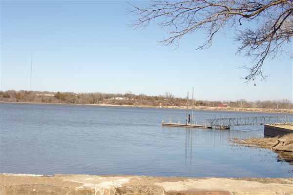 Pawnee Lake and Historic Bath House (4/4/2022)