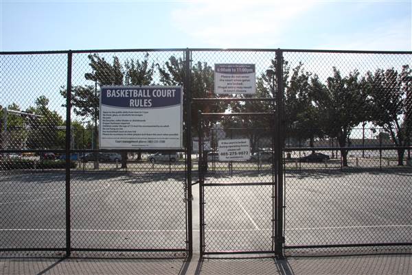 Basketball Court - Downtown Oklahoma City Community Basketball Court (8/1/2013)