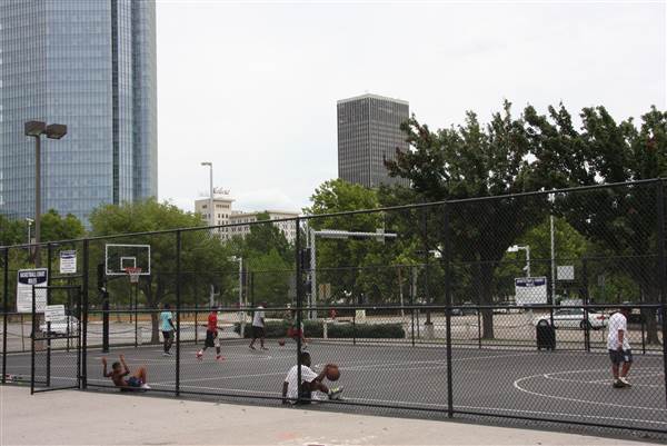 Basketball Court - Downtown Oklahoma City Community Basketball Court (8/1/2013)