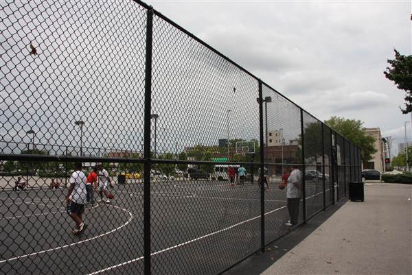 Basketball Court - Downtown Oklahoma City Community Basketball Court (8/1/2013)