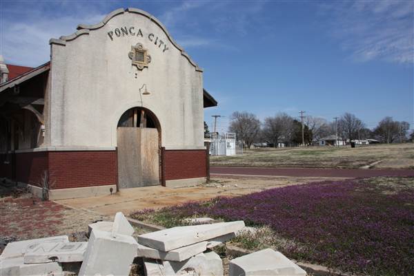 Ponca City Rock Island Train Depot (4/24/2014)