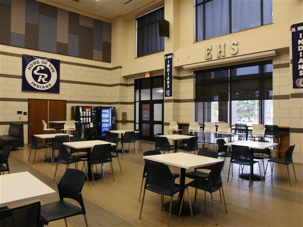 El Reno High School - Cafeteria inside Administration Building / Jeff Mills STEM Center Building (10/30/2019 - Credits: Breanna Shellhorse (Intern))