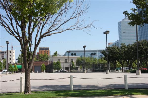 Basketball Court - Downtown Oklahoma City Community Basketball Court (8/1/2013)