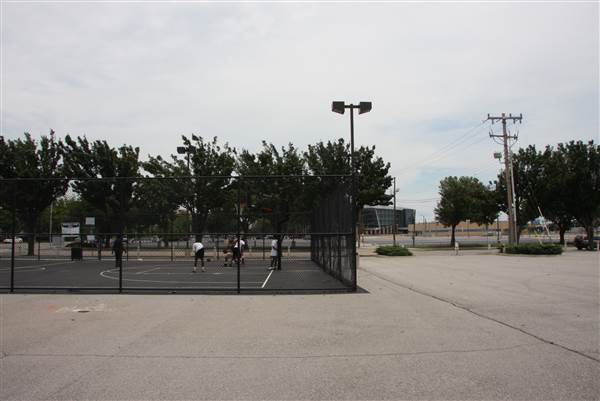 Basketball Court - Downtown Oklahoma City Community Basketball Court (8/1/2013)