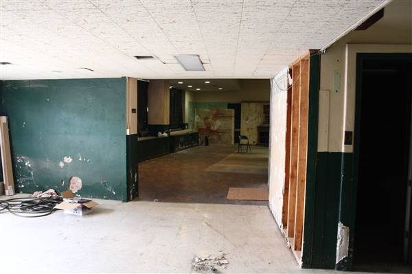 Oklahoma Flower Shop (Warehouse Space) - View from Main Entrance looking left toward main set construction area (8/19/2016 - Credits: Yousef Kazemi)