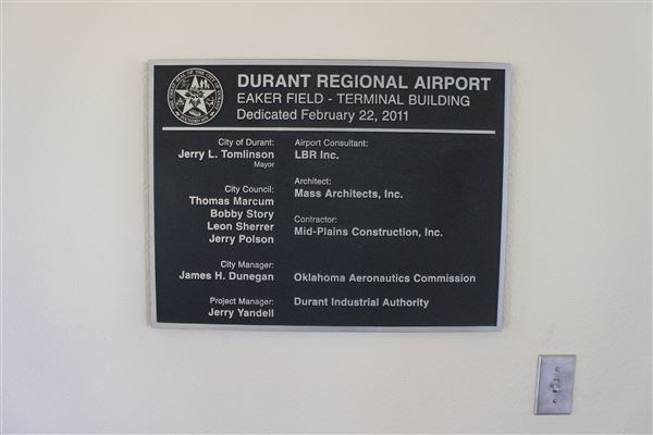 Durant Regional Airport (5/10/2019 - Credits: Tyler Slawson)