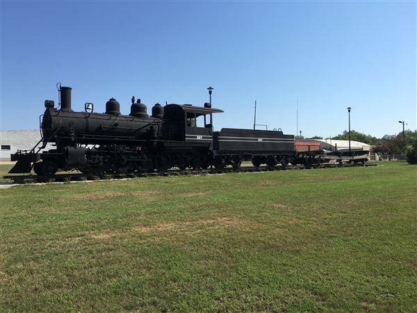 Ole 227  (Train Engine) - Original train engine used for many years in McCurtain County for logging purposes. (9/4/2019 - Credits: Charity O'Donnell)
