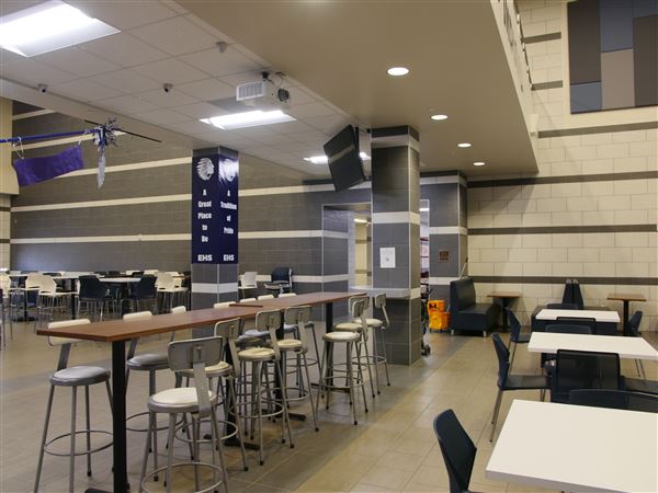 El Reno High School - Cafeteria inside Administration Building / Jeff Mills STEM Center Building (10/30/2019 - Credits: Breanna Shellhorse (Intern))