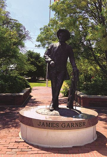 Legacy Trail - James Garner statue on Legacy Trail (5/14/2024 - Credits: VisitNorman file photos)