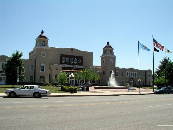 Ponca City - City Hall - Centennial Plaza (2/9/2009)