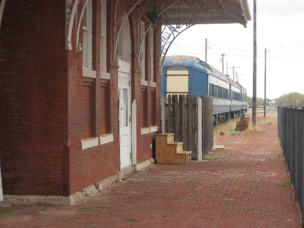 Guthrie Santa Fe Depot (3/20/2009 - Credits: KATHY MONTGOMERY)