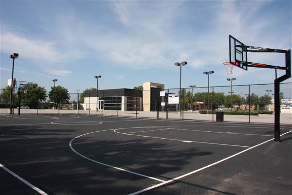 Basketball Court - Downtown Oklahoma City Community Basketball Court (8/1/2013)