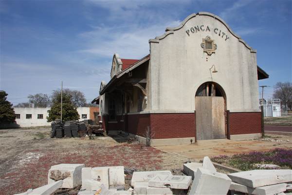 Ponca City Rock Island Train Depot (4/24/2014)