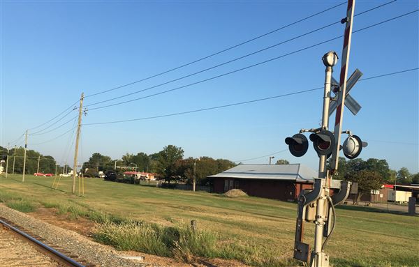 Ole 227  (Train Engine) - Original train engine used for many years in McCurtain County for logging purposes. (9/4/2019 - Credits: Charity O'Donnell)