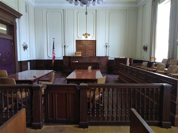 Guthrie Post Office - Federal Bankruptcy Courtroom (9/18/2029 - Credits: Guthrie Chamber of Commerce)