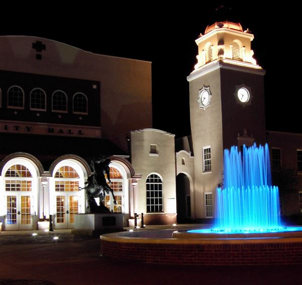 Ponca City - City Hall - Centennial Plaza (7/1/2021 - Credits: Rich Cantillon)