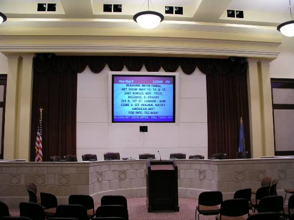 Ponca City - City Hall - Centennial Plaza (2/9/2009)