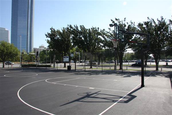 Basketball Court - Downtown Oklahoma City Community Basketball Court (8/1/2013)