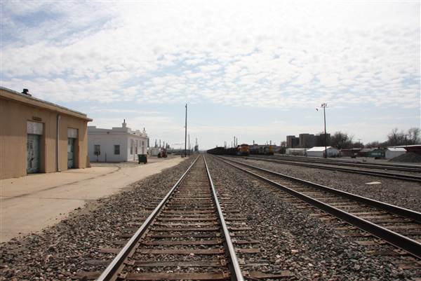 Ponca City Santa Fe Train Depot (4/24/2014 - Credits: Yousef Kazemi)