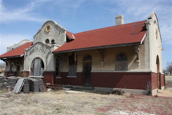 Ponca City Rock Island Train Depot (4/24/2014)