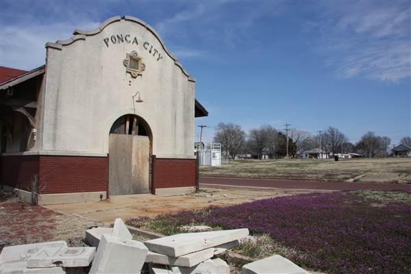 Ponca City Rock Island Train Depot (4/24/2014)