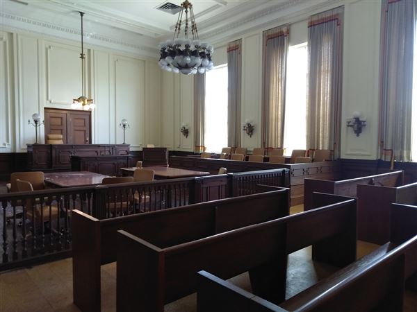 Guthrie Post Office - Federal Bankruptcy Courtroom (9/18/2029 - Credits: Guthrie Chamber of Commerce)