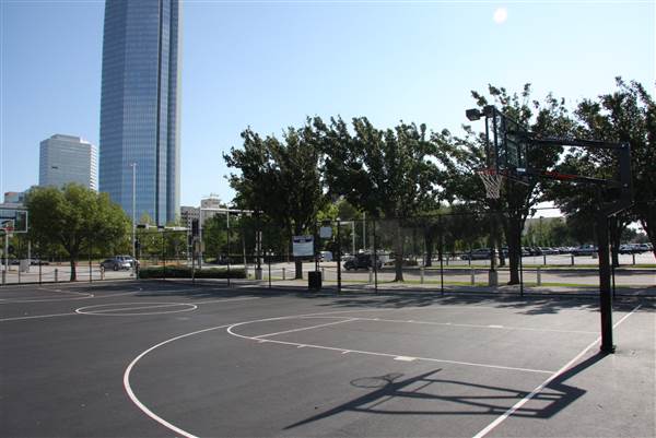 Basketball Court - Downtown Oklahoma City Community Basketball Court (8/1/2013)