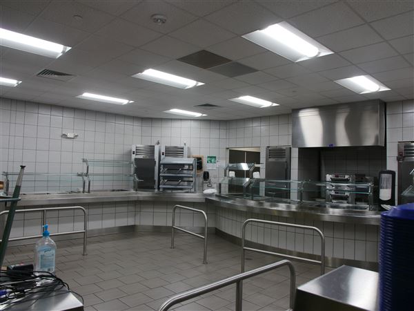 El Reno High School - Cafeteria inside Administration Building / Jeff Mills STEM Center Building (10/30/2019 - Credits: Breanna Shellhorse (Intern))