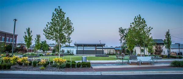 Jenks Downtown Commons (6/1/2020 - Credits: Jonathan Cox, Aqua Vita Creative)