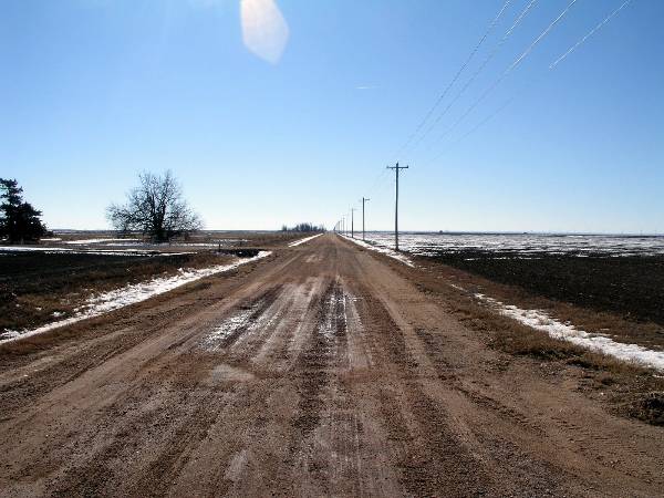 Harmon Road and County Road 405 (2/6/2009)
