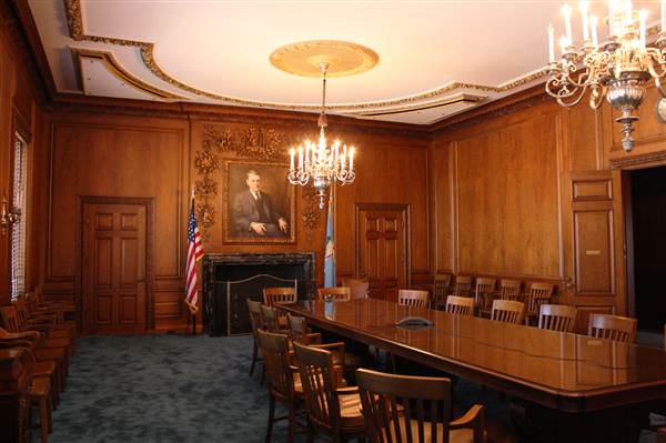 Continental Oil Building/EW Marland Original Board Room - Interior/exterior photos (7/24/2013 - Credits: Lori Henderson)