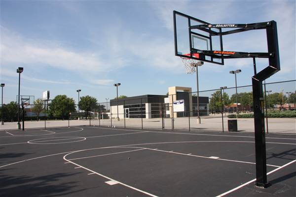 Basketball Court - Downtown Oklahoma City Community Basketball Court (8/1/2013)