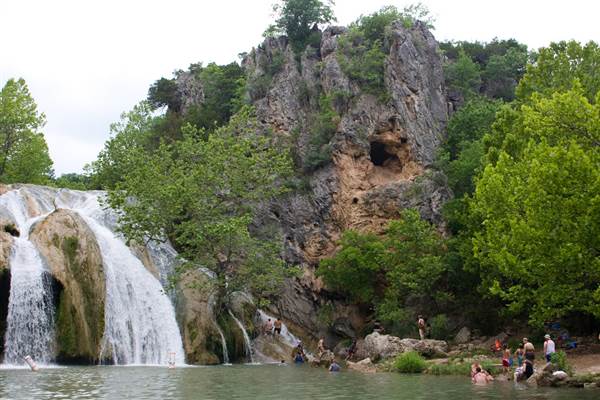 Turner Falls (4/9/2014 - Credits: Oklahoma Tourism - TravelOK)