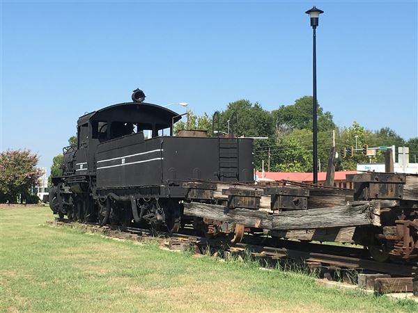 Ole 227  (Train Engine) - Original train engine used for many years in McCurtain County for logging purposes. (9/4/2019 - Credits: Charity O'Donnell)
