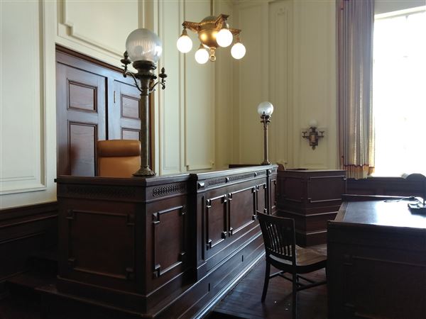 Guthrie Post Office - Federal Bankruptcy Courtroom (9/18/2029 - Credits: Guthrie Chamber of Commerce)