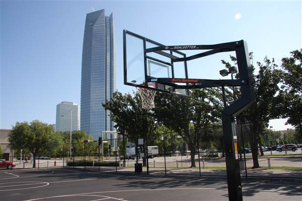 Basketball Court - Downtown Oklahoma City Community Basketball Court (8/1/2013)