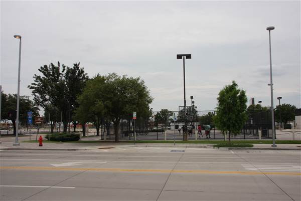 Basketball Court - Downtown Oklahoma City Community Basketball Court (8/1/2013)