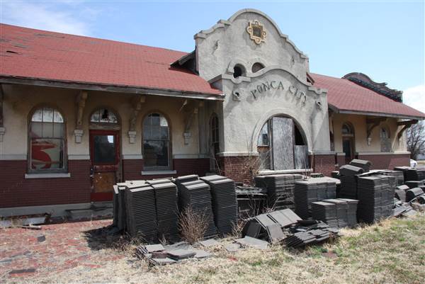 Ponca City Rock Island Train Depot (4/24/2014)